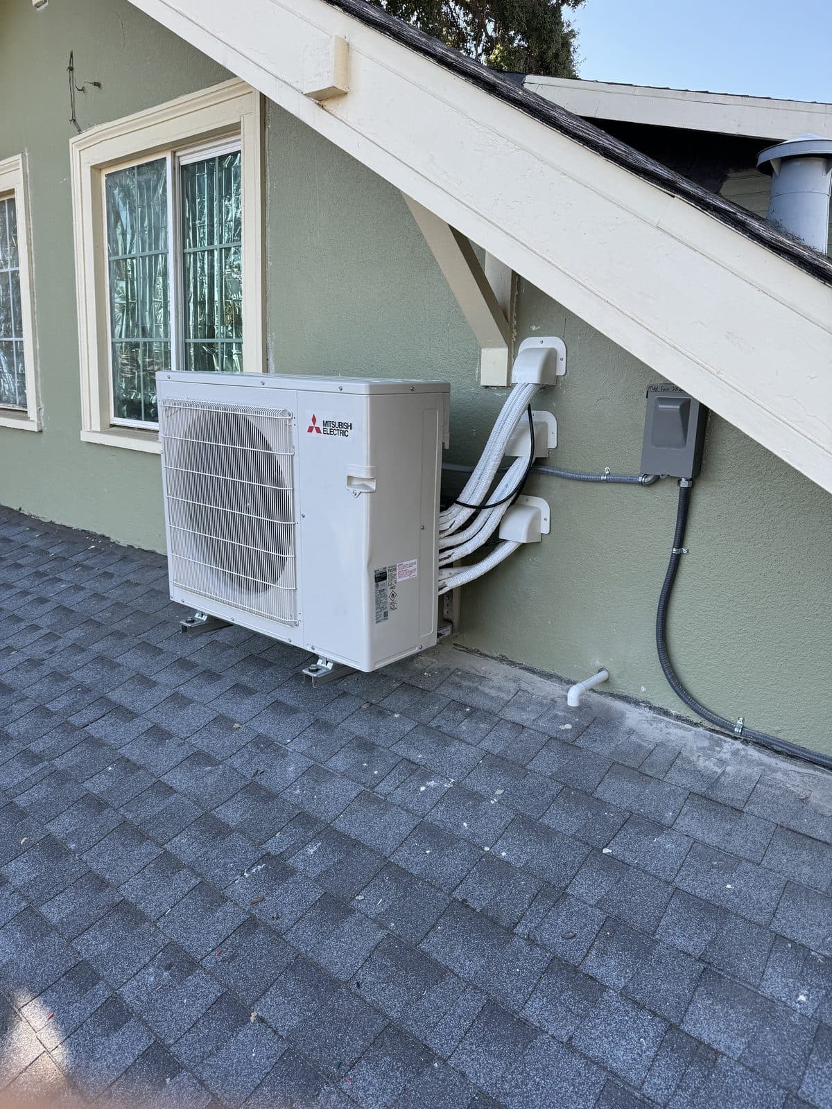 Mitsubishi mini-split outdoor unit